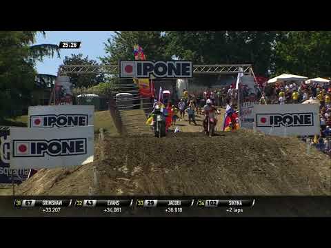 Prado and Sanayei battle for the lead - MX2 Race 1 - MXGP of Italy - Imola 2019