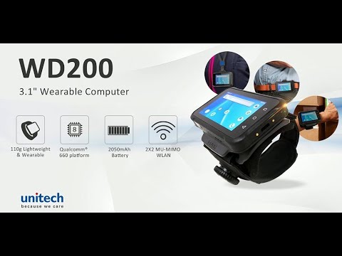 Image of Unitech WD200 android Wearable Computer video thumbnail