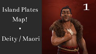 Civ 6: Gathering Storm • Island Plates Map • DEITY • Maori • Part 1: Ancient Era