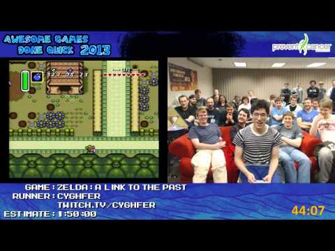 Cyghfer's A Link To The Past run at AGDQ 2013
