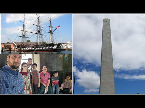 USS Constitution and Bunker Hill Monument, Charlestown MA