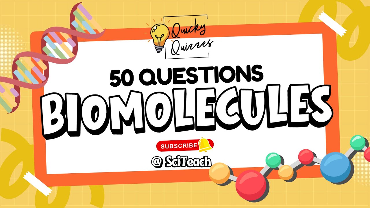 Biomolecules (Organic Compounds) | Biology Quiz #sciencequiz #biology #grade9science #quiztime
