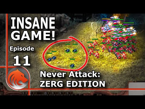 StarCraft 2: COMPLETELY Mined Out Map - Never Attack to Grandmaster ZERG Edition