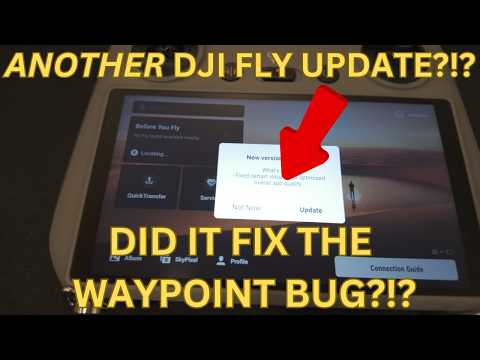 Another Update? - DJI Fly 1.13.9 - Did It Fix The Waypoint Bug?
