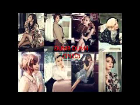 SNSD singing Red Velvet's Dumb Dumb