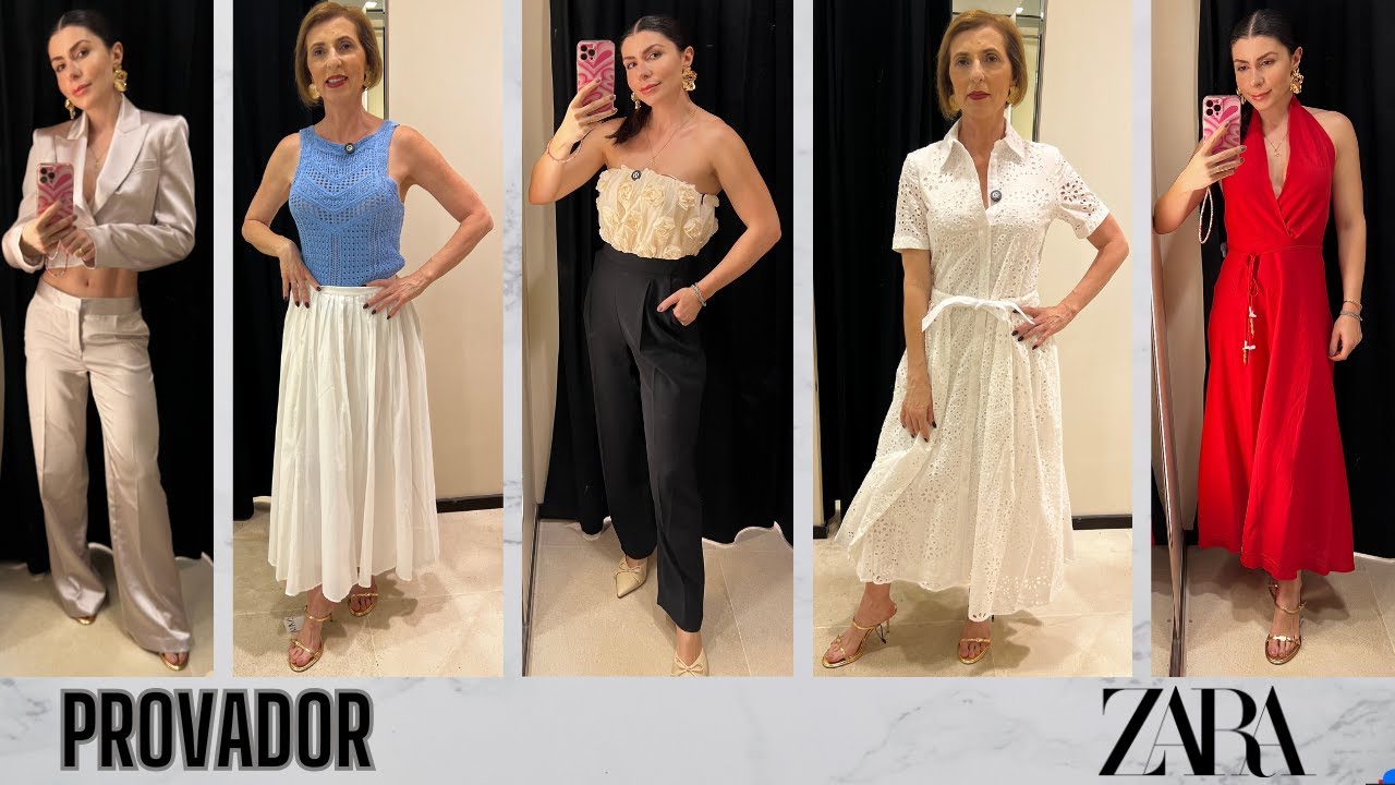 NO PROVADOR ZARA | LOOKS LINDOS E CHIQUES FESTAS E PARA O  VERÃO ☀️😍