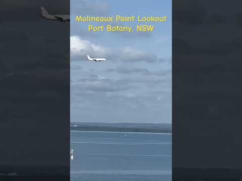 Sydney Tour: Molineaux Point Lookout Port Botany, NSW (pouso de avião)