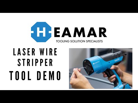 Laselec Sylade 7H Laser Wire Stripper - Heamar Tool Demonstration @ MRO Show 2019