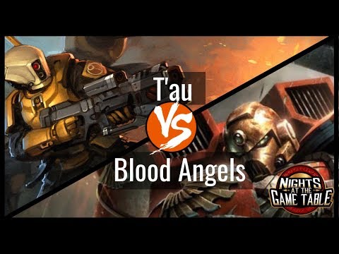 King Slayer: T'au Vs Blood Angels - Warhammer 40k Live Battle Report