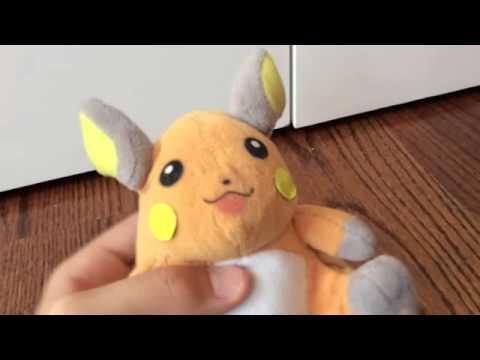 Pokemon Plush Comparisons: Raichu
