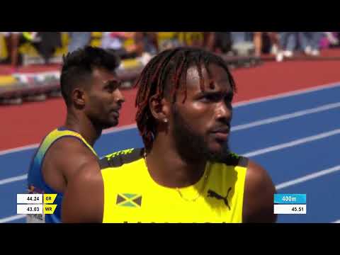 CWG: Men 400m Round 1 - Heat 1 | Sprinting | SportsMax TV