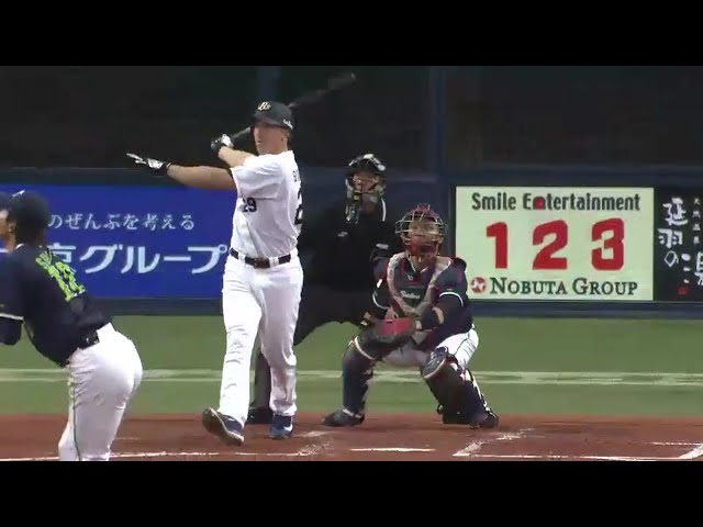 【4回裏】打った瞬間本人も確信!! バファローズ・ボグセビックのオープン戦第2号!! 2016/3/9 Bs-S