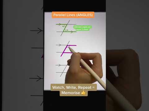 parallel lines  #maths #mathematics #angles #parallellines #geometry #gcsemaths