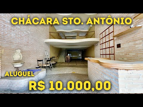 Vídeo do imóvel — Comercial -  (loja, restaurante, delivery) - 269M² de área util - Chácara Santo Antônio