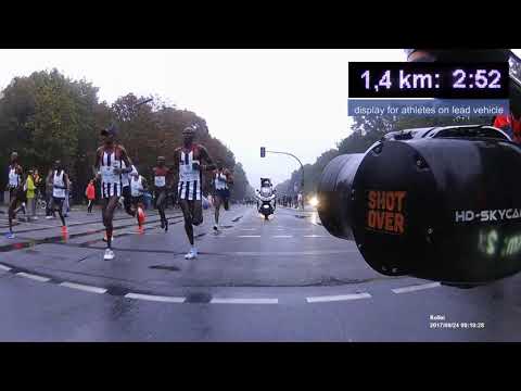 BMW Berlin Marathon 2017 - Demonstration of Pace-Display-System