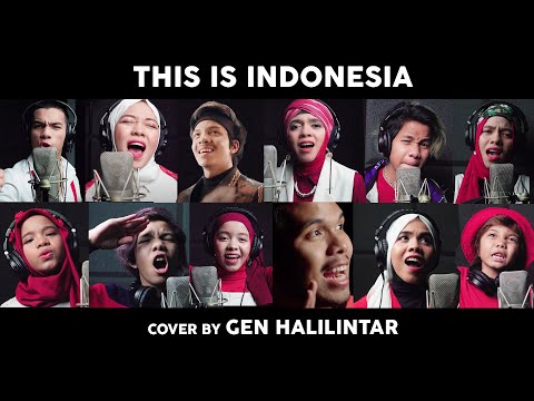 THIS IS INDONESIA - GEN HALILINTAR COVER | 11 KIDS + PARENTS