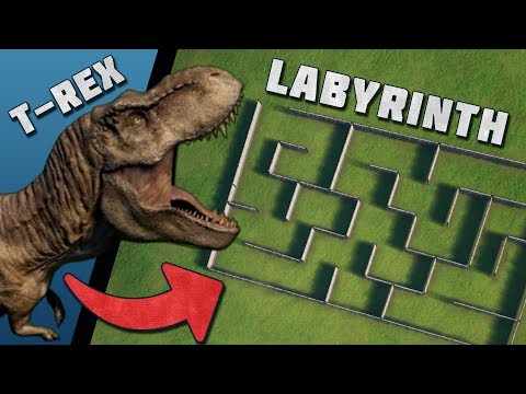 Wie lange braucht T-REX durch ein ►LABYRINTH◄ ? #01 - Jurassic World Evolution!