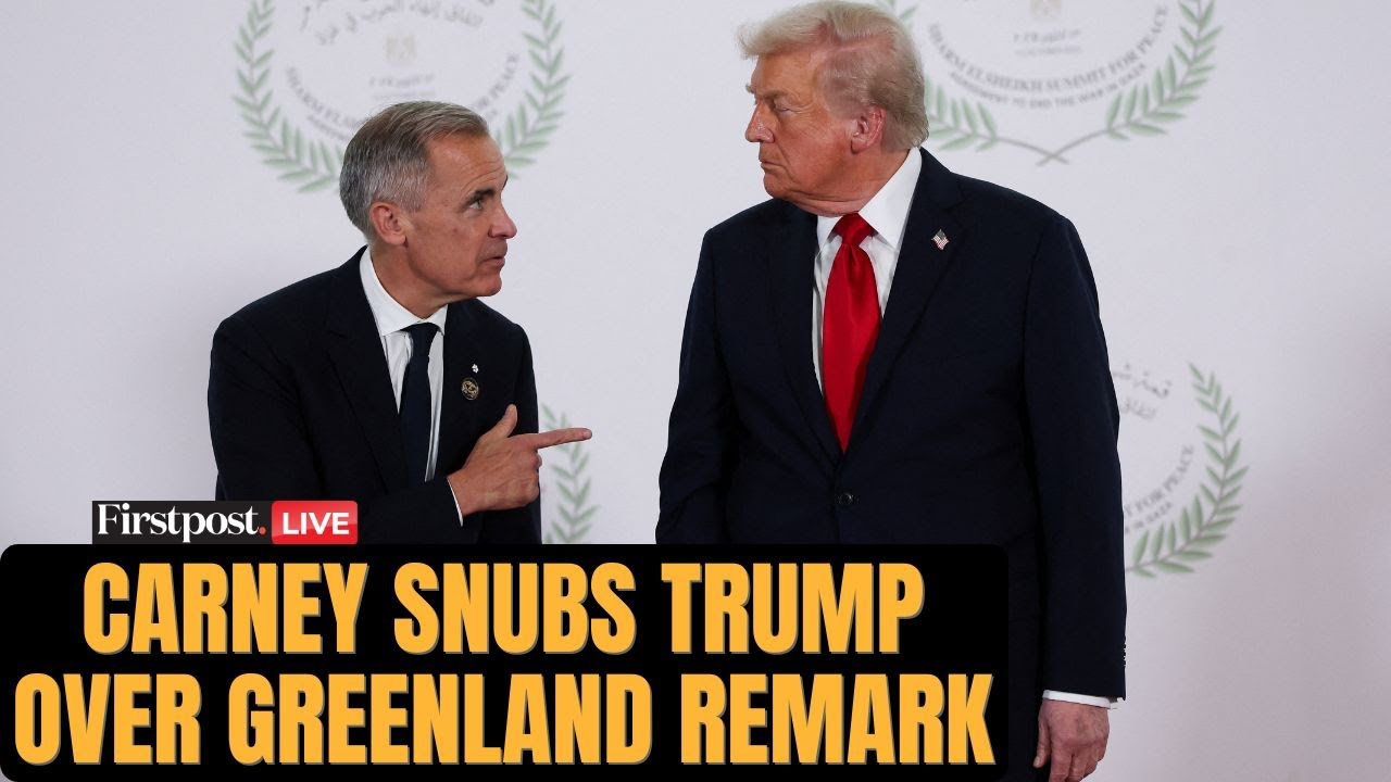 LIVE: Canadian PM Mark Carney Backs Greenland Sovereignty | Carney on Trump's Greenland Remark
