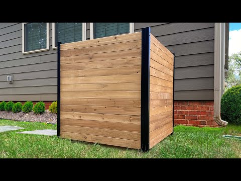 Richmond Wood Privacy Screen Kit Assembly and Installation