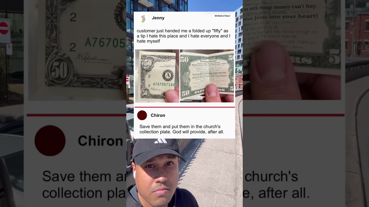 Someone Left a Bible Tract as a Tip and the Reply Was Perfect #ServerLife