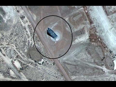 Area 51 Secret Black Tower on Google Earth 2015 - FindingUFO Video