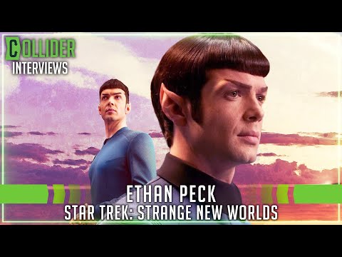 Ethan Peck on Star Trek: Strange New Worlds, Spock's Relationship With T'Pring, and Meeting Uhura