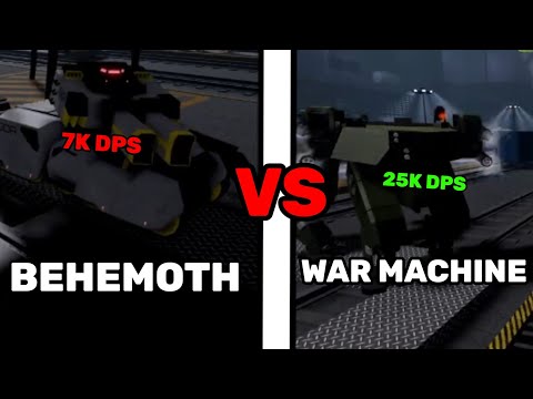 Which Tower Can Survive Endless Behemoth Vs War Machine ( Roblox TDX)