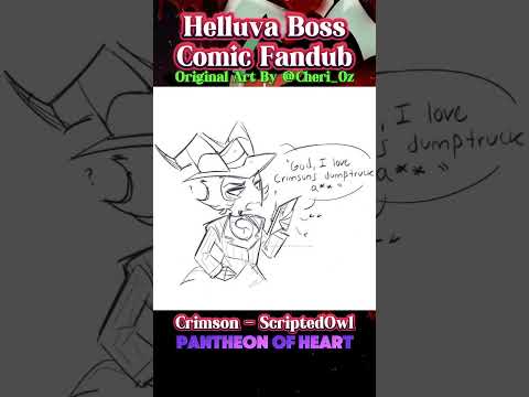 #HelluvaBoss #Comic #Fandub #crimson #moxxie #cake #cakedup #dumptruck #memes #vivziepop #moxxie