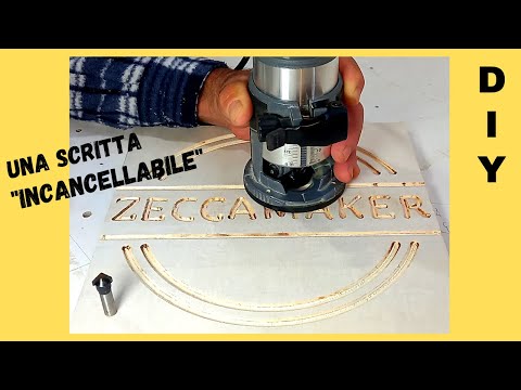 INCIDERE UNA SCRITTA su LEGNO con un RIFILATORE a mano libera- speciale 1.000 iscritti-