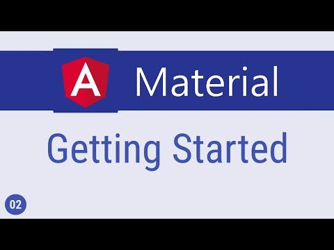 Angular Material Tutorial 2 Getting Started