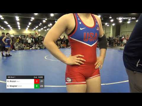 152 Lbs Rr Rnd 1 Hannah Ricioli California Red Vs Chloe Wagner Michigan Dual