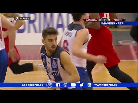 CAB Madeira-FC Porto, 70-95 (Liga Portuguesa, 1.ª...