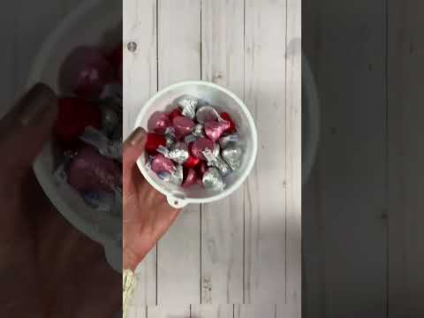 DIY Giant Hershey’s Kisses for Valentine’s Day #shorts