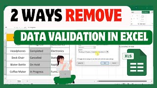 How To Remove Data Validation In Excel 2 Ways
