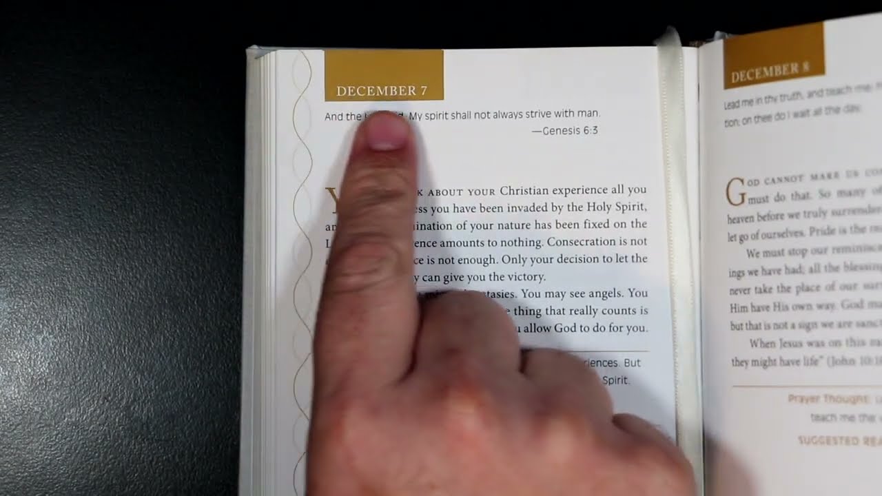 Devotions For A Deeper Life - December 7th