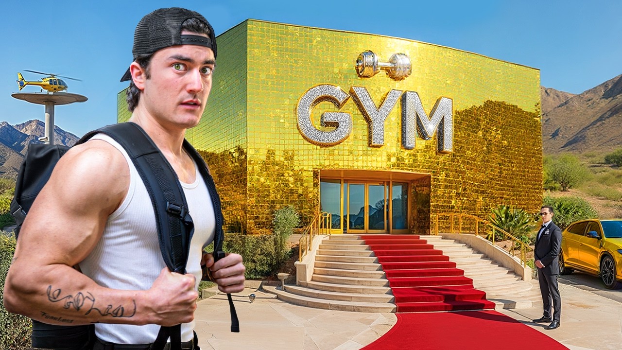 $1 vs $10,000,000 Gym!