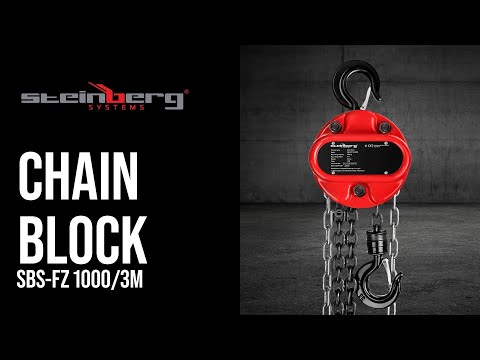 video - Chain Block - 1,000 kg - 3 m