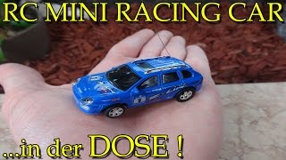 "RC MINI RACING CAR AUS DER DOSE" -Vorstellung