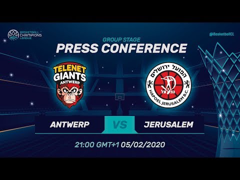 Telenet Giants Antwerp v Hapoel Jerusalem - PC - Basketball Champions League 2019-20