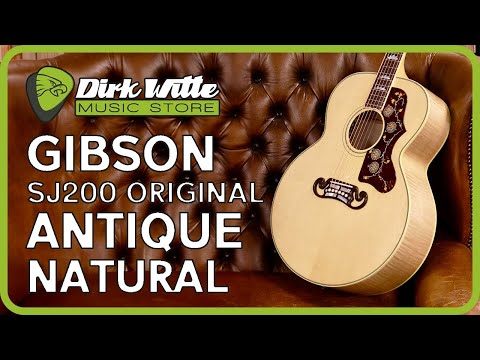 Gibson SJ-200 Original Antique Natural image 14