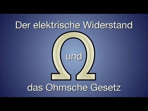 Elektrischer Widerstand und Ohmsches Gesetz - Trailer Schulfilm Physik