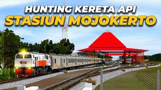 Download lagu Hunting Kereta api Datang dan Berangkat di Stasiun Mojokerto - Trainz Simulator Indonesia mp3