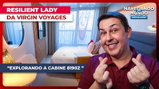 Resilient Lady - Cabine 8190Z | uma Central Sea Terrace a bordo #virginvoyages #resilientlady