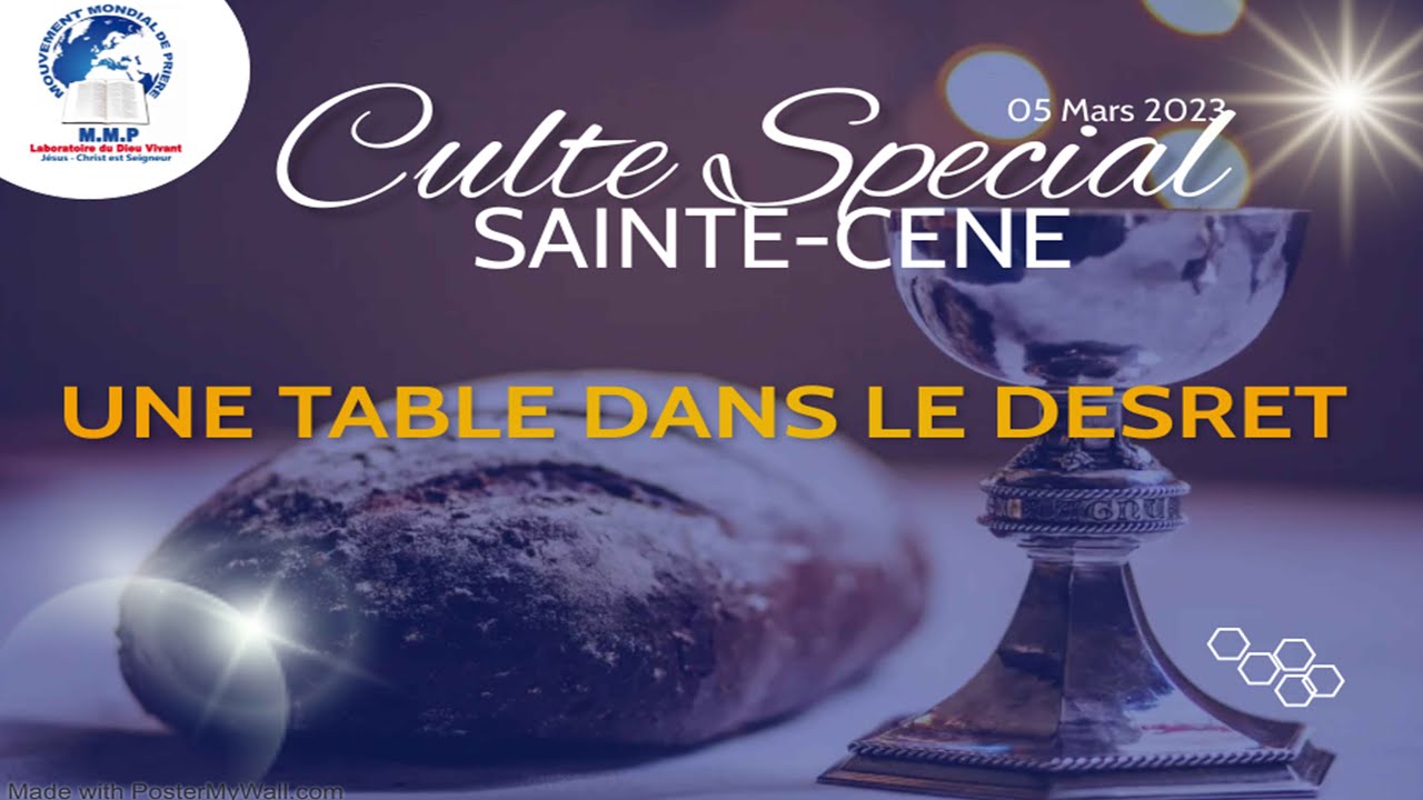 SPECIAL SAINTE-CENE | UNE TABLE DANS LE DESERT_Apôtre Marcellin MBAN
