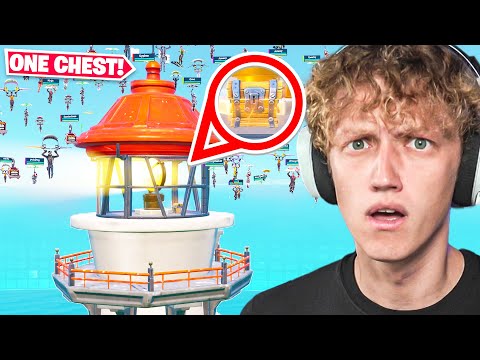 I Hosted a ONE CHEST Only Tournament In Fortnite Reload! (I crashed out)