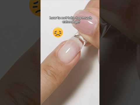 How to apply nail glue correctly without spill gel