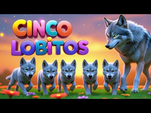 Cinco Lobitos Tiene la Loba - Canción Infantil Animada | Canta y Aprende Juntos