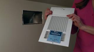 How to Measure a Sidewall Ceiling Register