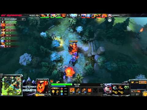Team Secret vs Alliance #1 part 1  The Summit 3
