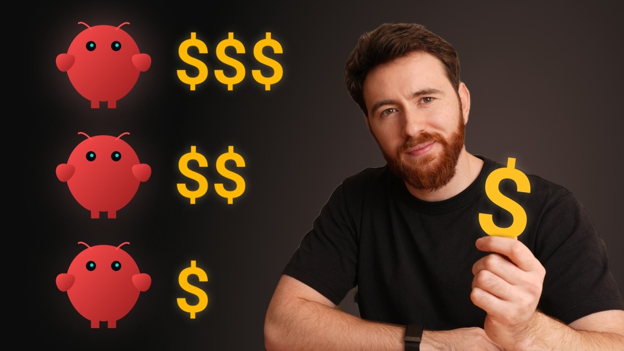 How Much Does It Cost to Run 8 AI Agents 24/7? - Video tutorial thumbnail